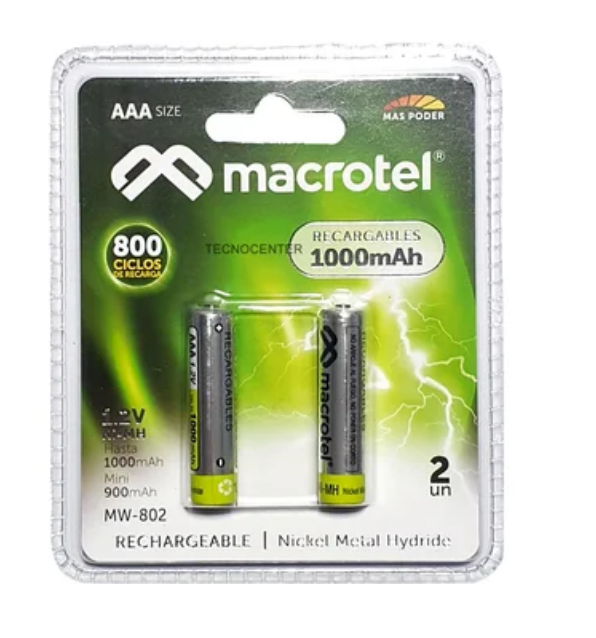 Hogar y Oficina bateria pila Macrotel